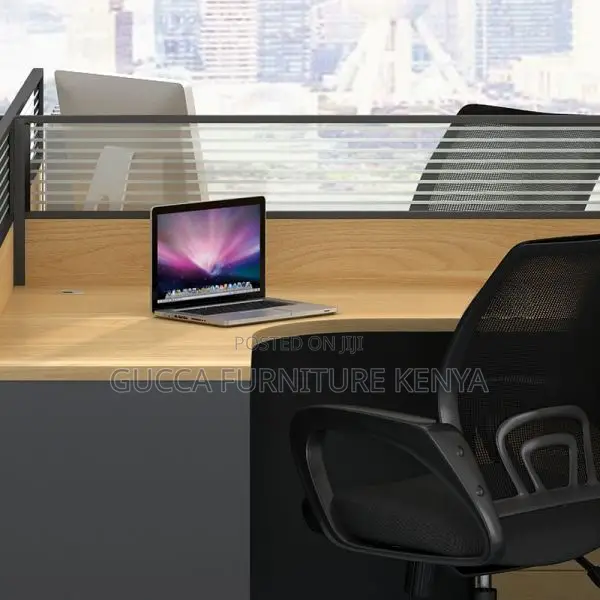 Workstations: 2-Way Ergonomic L-Shape Office Workstation