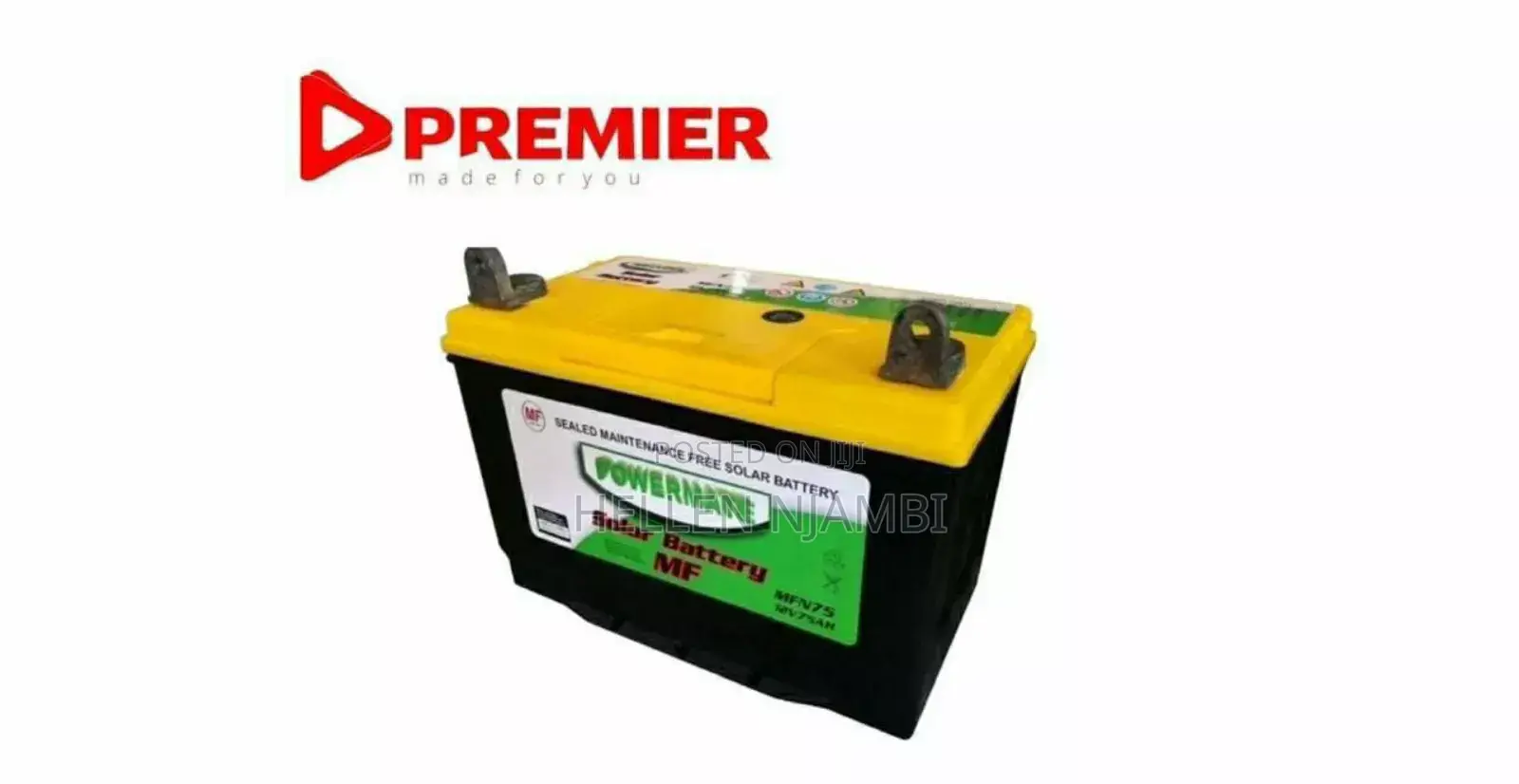 Powermate 75ah Solar Battery