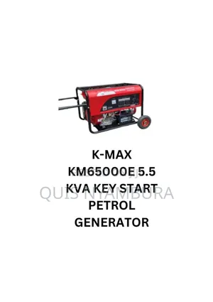Petrol Generator/5.5kva Key Start Kmax
