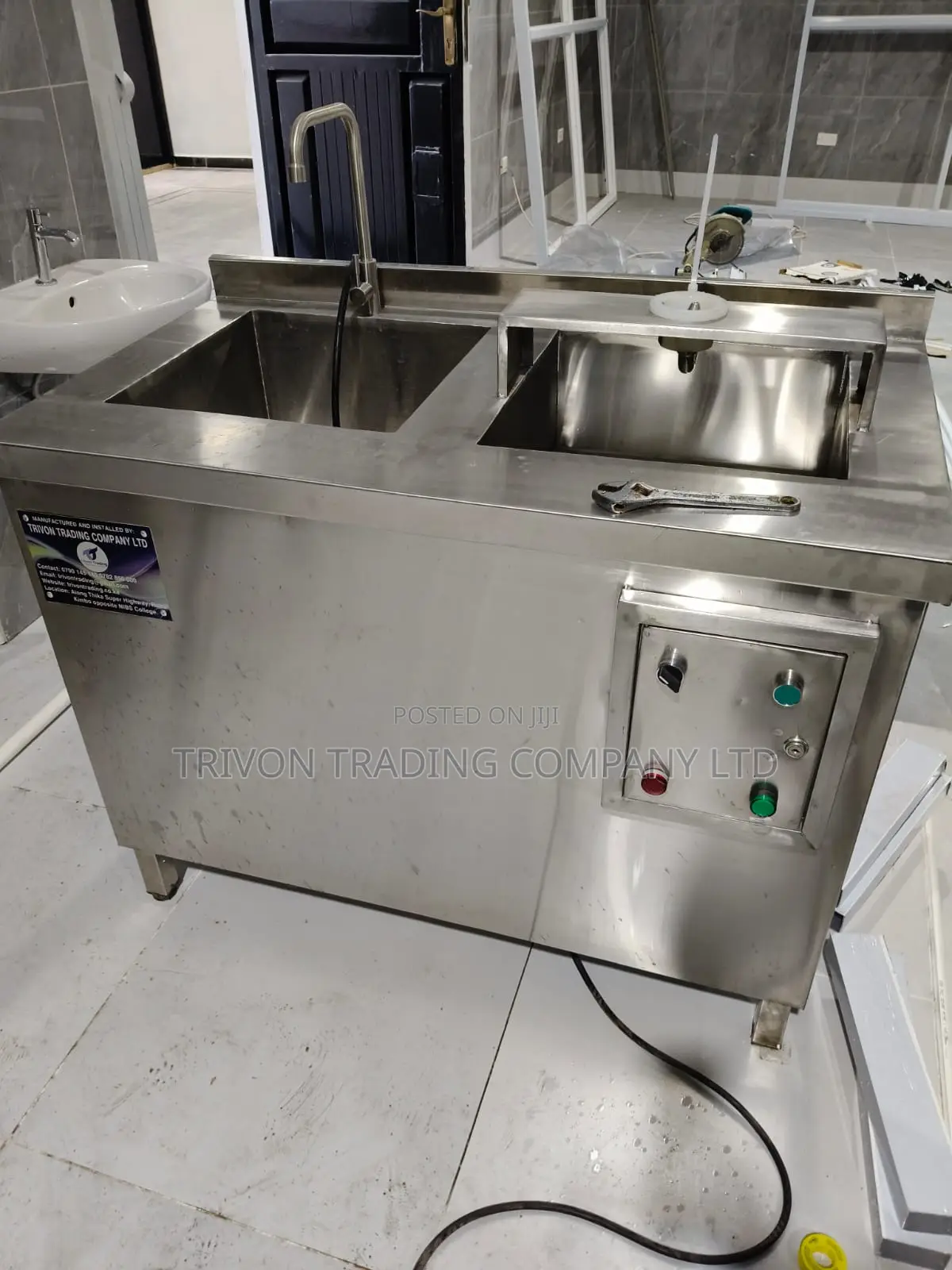 Stainless Steel Jet-Type Bottle Rinser