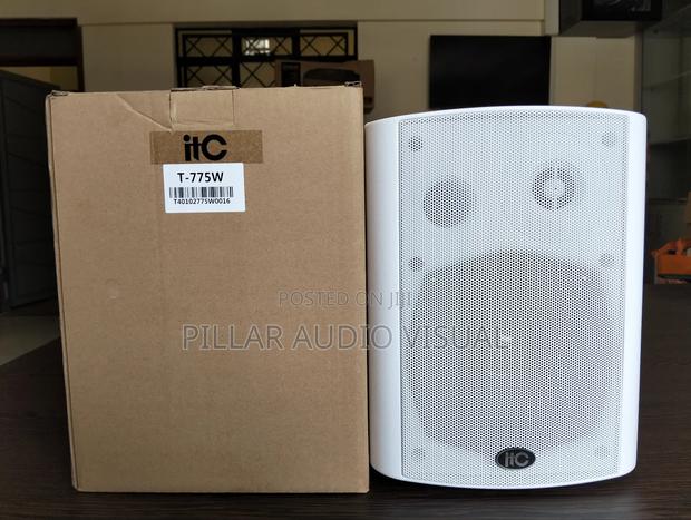 White Itc Wall Mount Ceiling Speakers, Itc T_775w