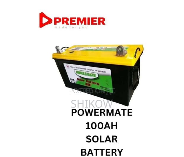 Powermate 100ah Solar Battery - main view