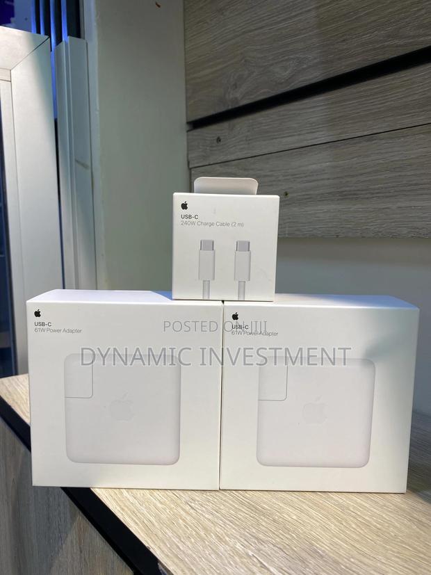 Apple Mac Book Air Charger 61w With Usb C to C 240w 2m Cable