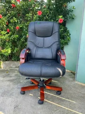 Office Chairs: Imported Leather Manager's Chair for Office