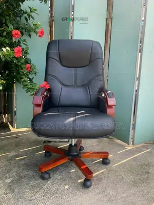 Office Chairs: Imported Leather Manager's Chair for Office