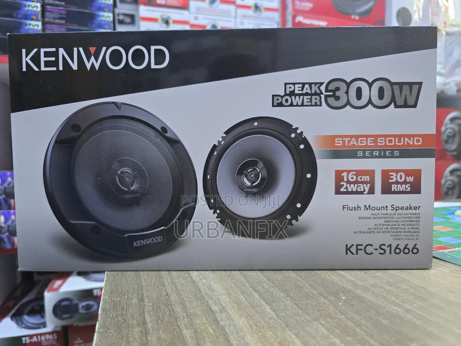 Kenwood 300watts 6 Inch Round Midrange Speakers- A Pair