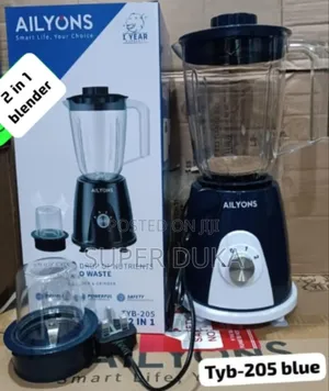 1.5l Stainless Steel Blender With Grinder.Ailyons Tyb-205