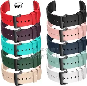 Smart Watch Bands, 22mm Silicone Straps Waterproof