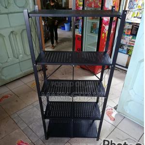 Foldable 5 Tier Kitchen Rack at - thumbnail 2