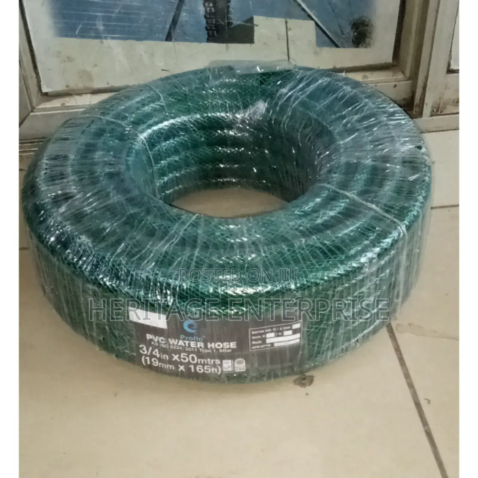 Green Braided Hose Pipes 3/4" X 50mt I