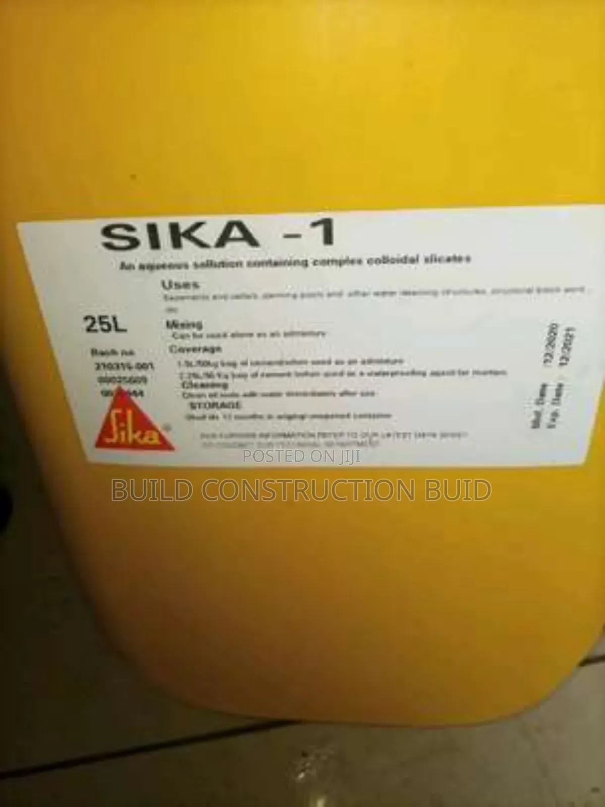 Sika-1 Liquid Waterproofing Agent