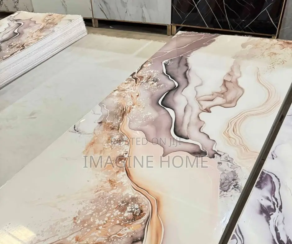 Uv Glossy Marble Sheets Decor