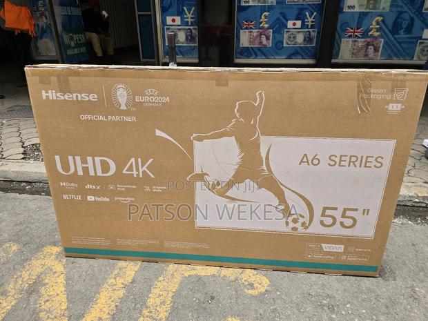 Hisense 55 Inch Tv Uhd Smart Frameless 55a6n - main view