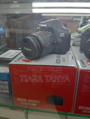 Canon Eos 4000d DSLR Camera and Ef-S 18-55 Mm
