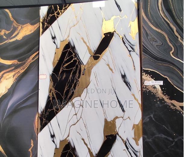Black Shade Uv Glossy Marble Sheets - main view