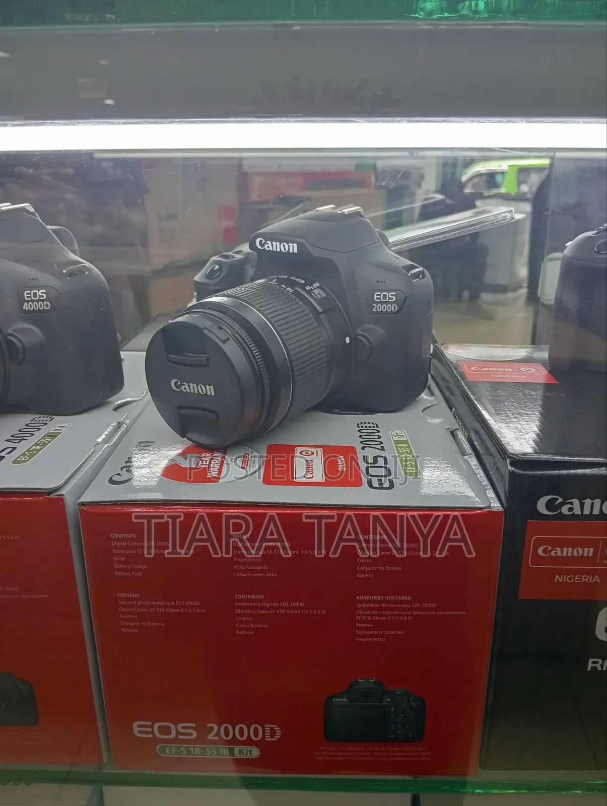Canon Eos 2000d DSLR Camera With Ef-S 18-55