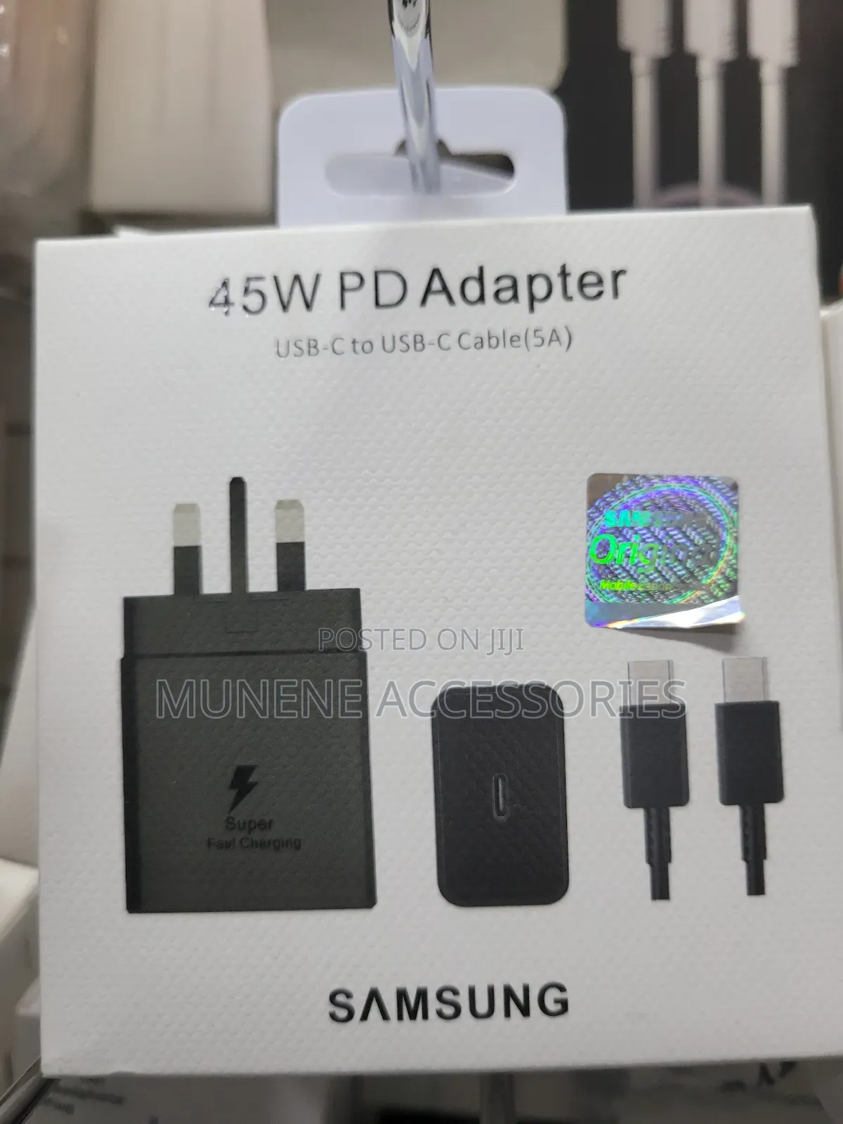 Samsung 45w Pd Charger Adapter Usb Type C To Type C Cable