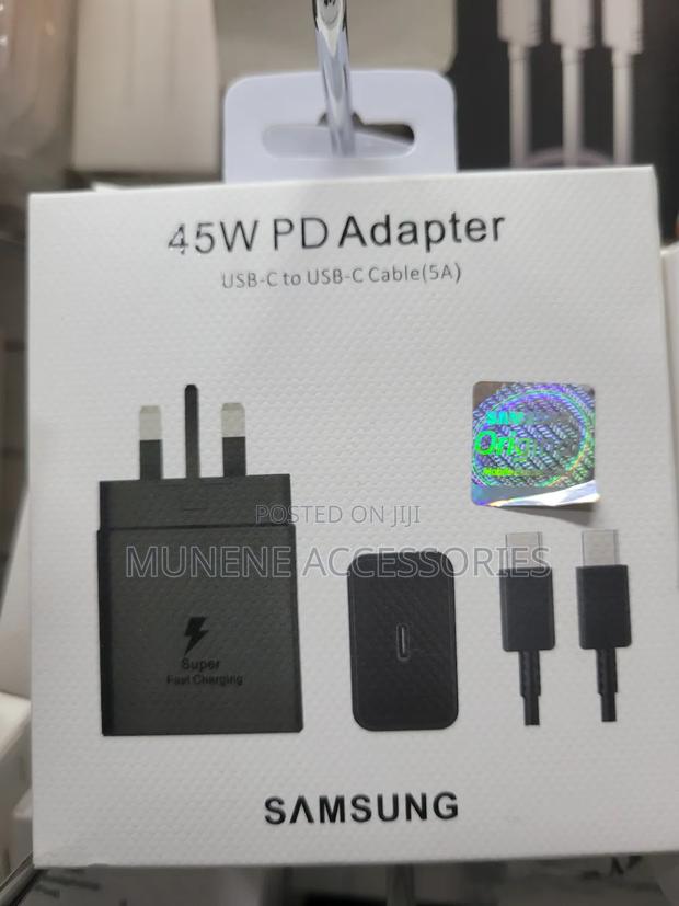 Samsung 45w Pd Charger Adapter Usb Type C To Type C Cable - main view