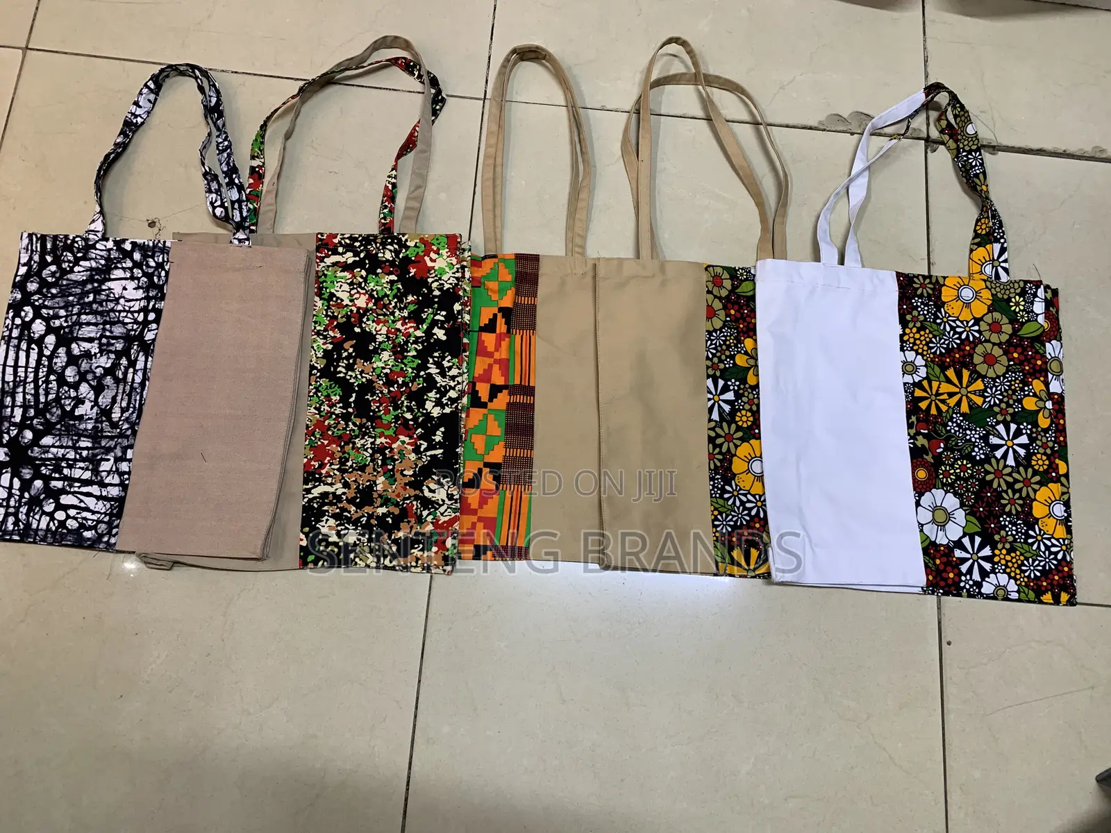 Customized Kitenge Tote Bags