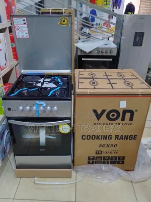 Cooker!Von 50*50 Standing Cooker 3+1 Silver With1yr Warranty