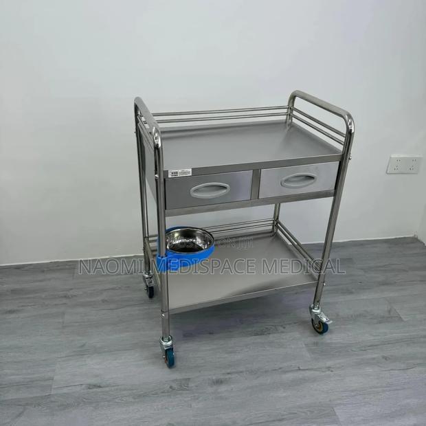 Stainless Steel Instrument Trolley With Drawers
