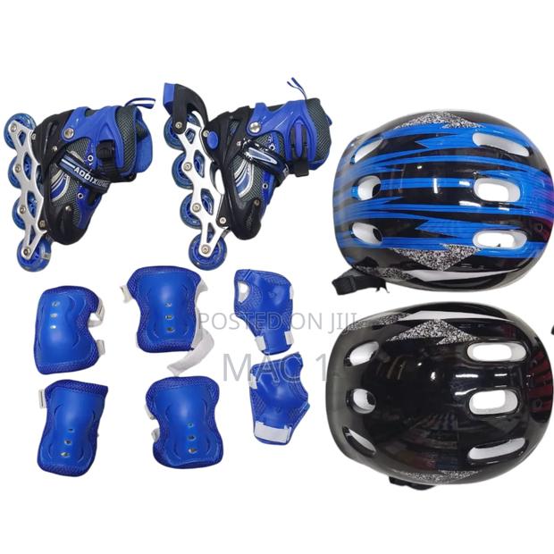 Skating Shoe Skates Shoes Complete Set With Helmet Guards