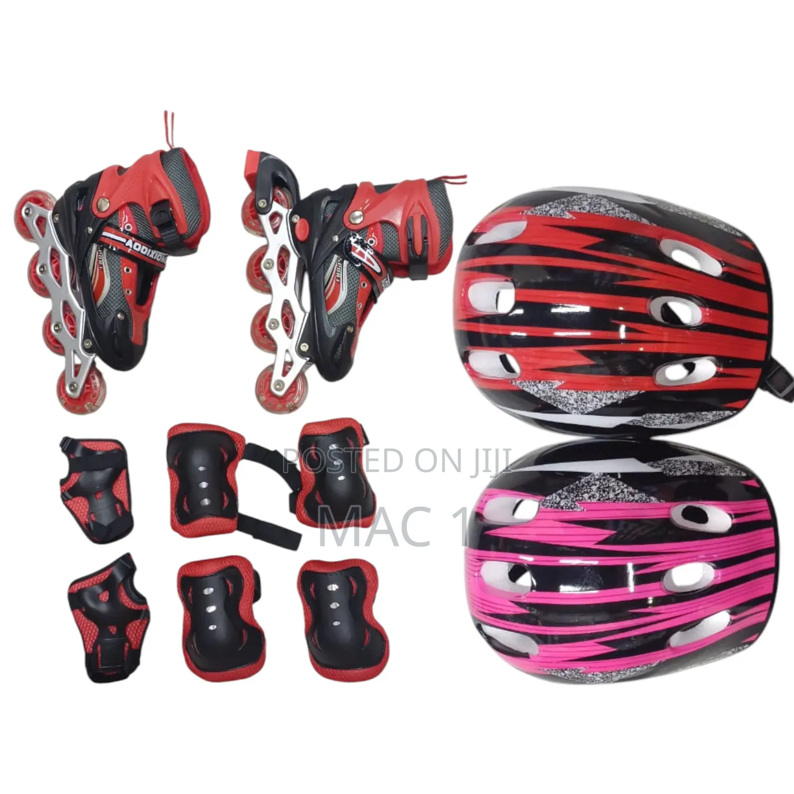 Skating Shoe Skates Shoes Complete Set With Helmet Guards