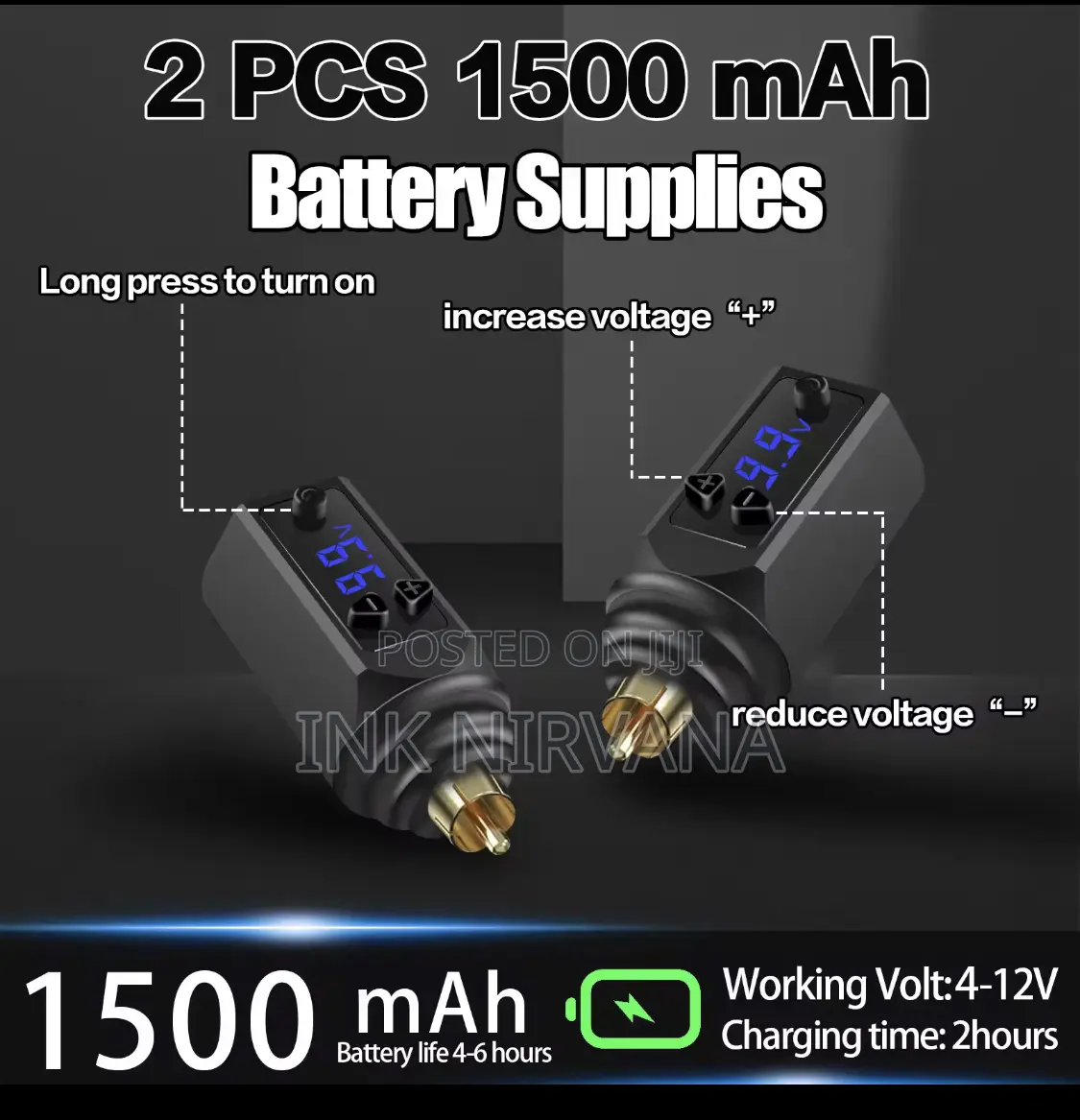 Tattoo Machine Pen Battery