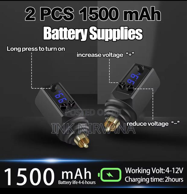 Tattoo Machine Pen Battery