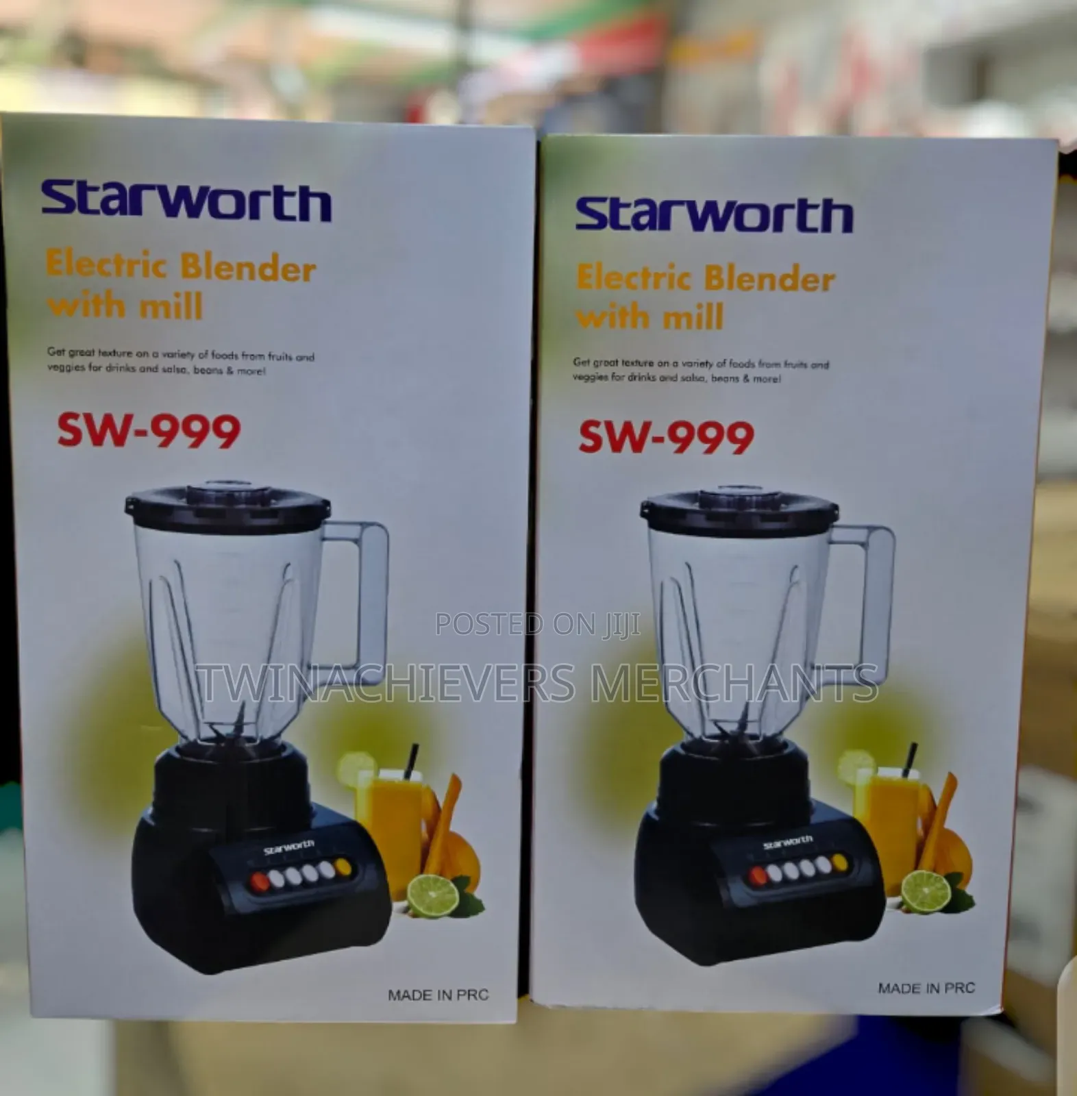 Quality 2in1 Electric Blender 1.5l 500w(Starworth)