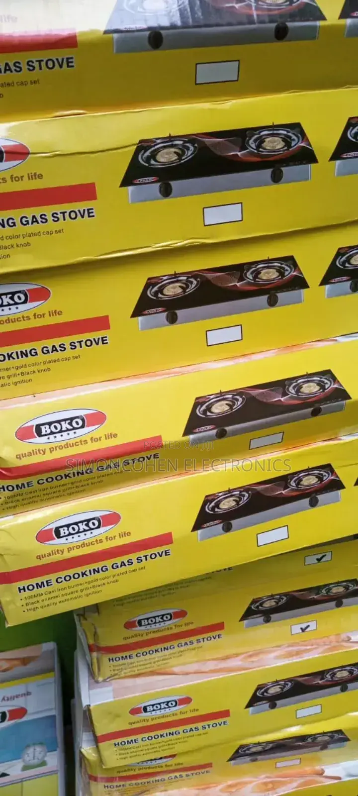 Boko 2 Burner Glass Cooker