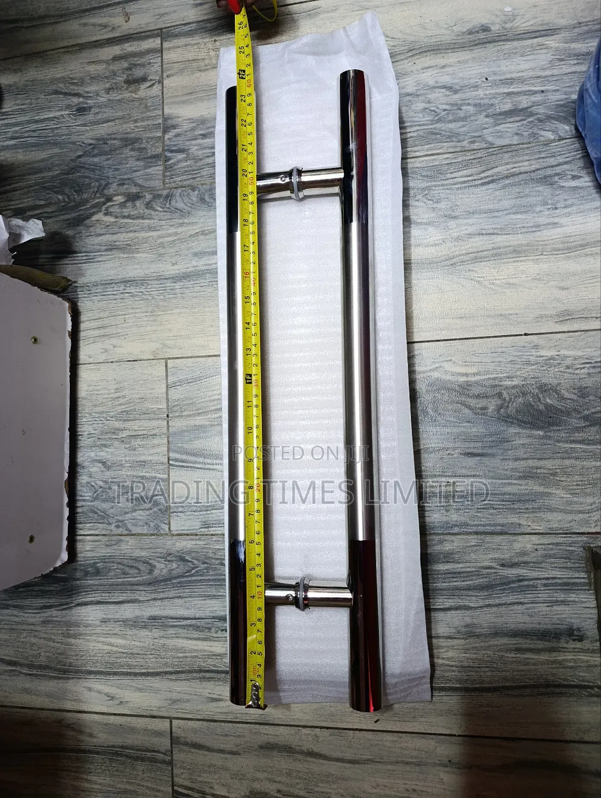 Silver Glass Door Handle