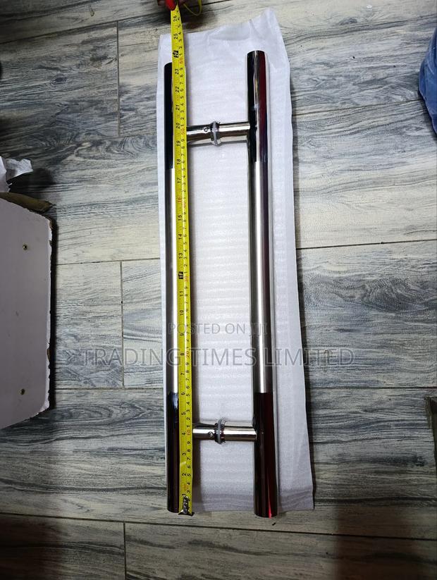 Silver Glass Door Handle - main view