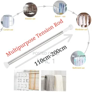 *Clothes Hanger, Retractable Rod, Curtain Steel Rods