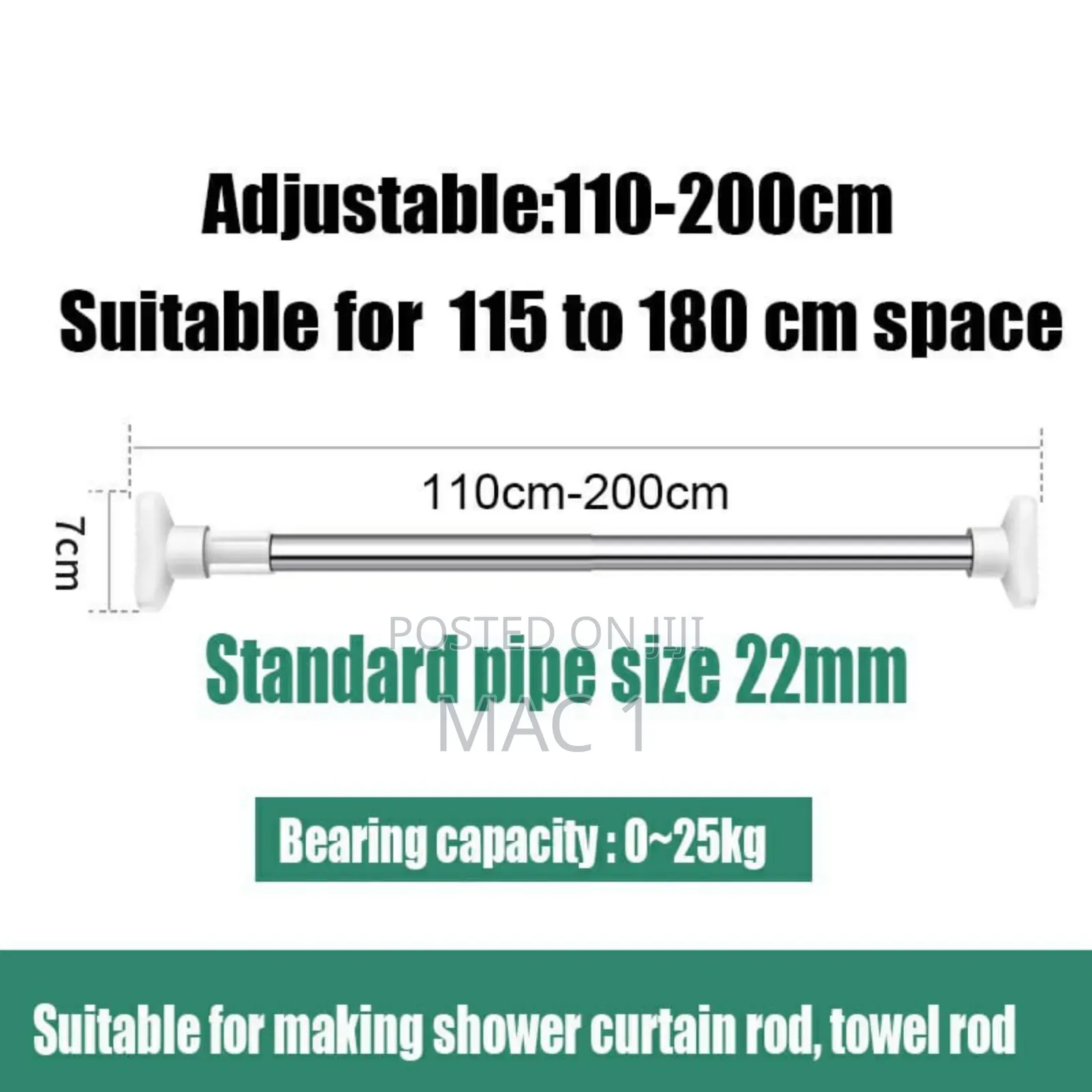 *Clothes Hanger, Retractable Rod, Curtain Steel Rods