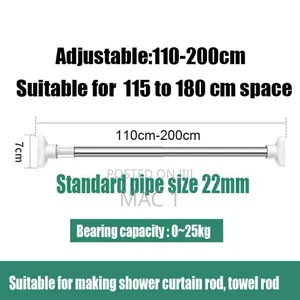 *Clothes Hanger, Retractable Rod, Curtain Steel Rods