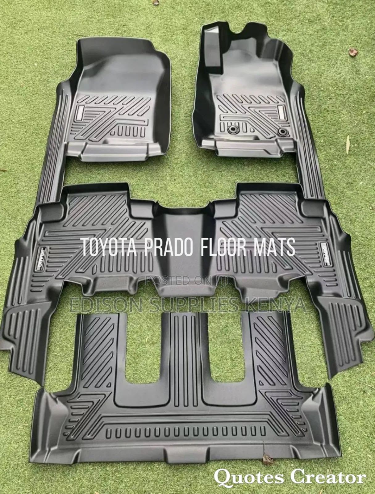Original Toyota Prado Fj150 Custom Fit Heavy Duty Floor Mats