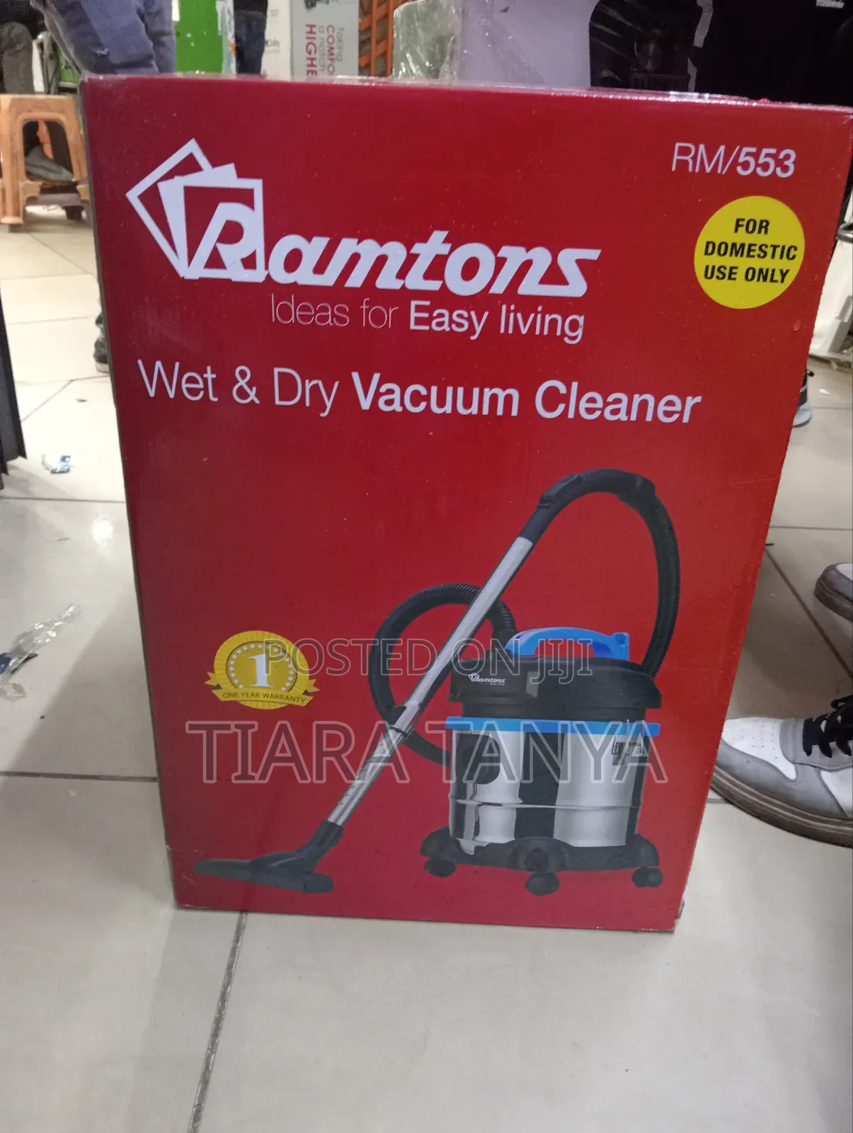 Ramtons Wet and Dry Vacuum Cleaner- Rm/553