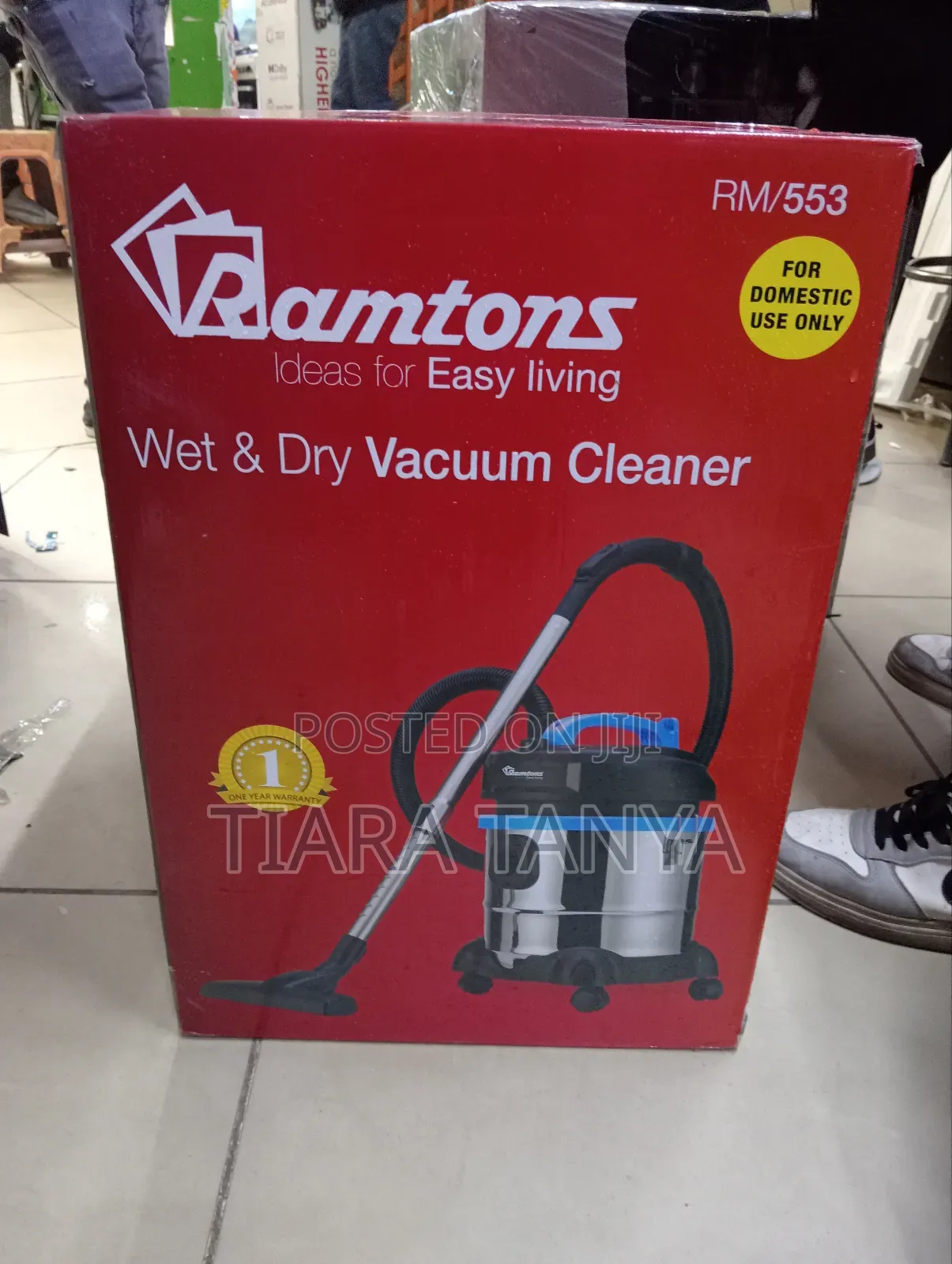 Ramtons Wet and Dry Vacuum Cleaner- Rm/553