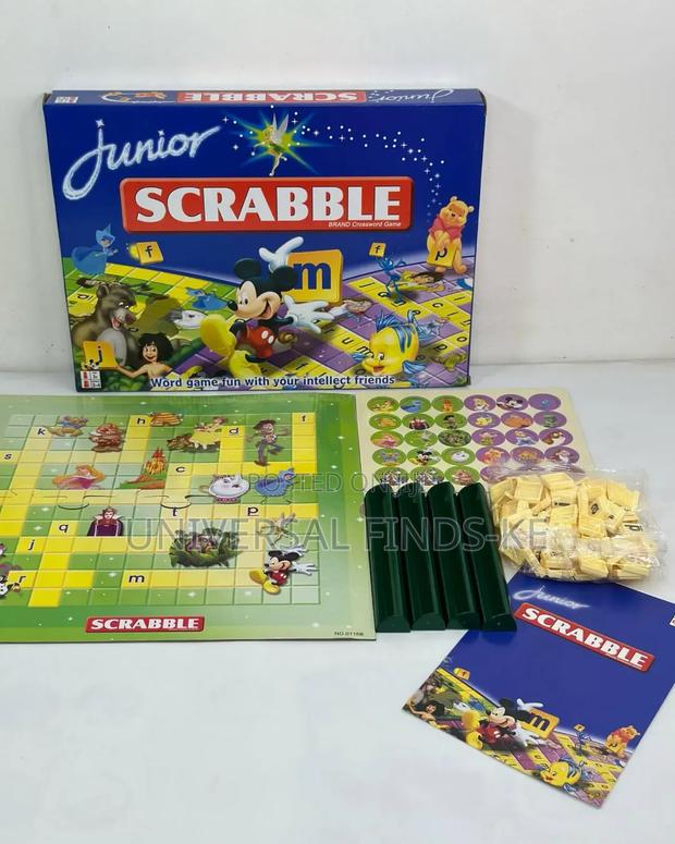 Junior Scrabble Board Game ^Brand Crossword Game - main view