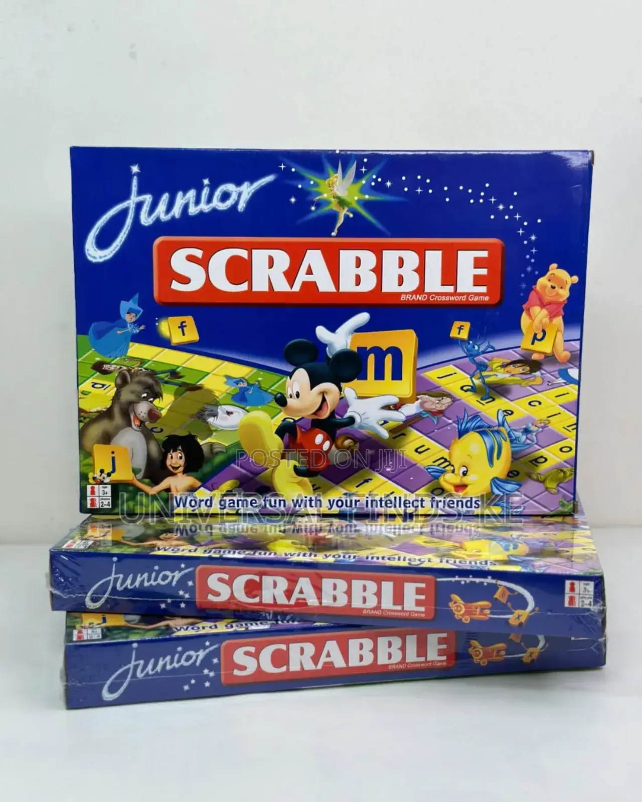 Junior Scrabble Board Game ^Two Word Fun Game in One