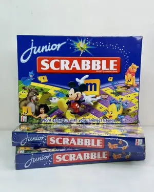 Junior Scrabble Board Game ^Two Word Fun Game in One