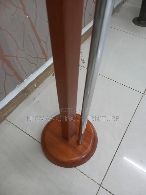 Executive Mahogany Office Coat Hanger - thumbnail 4