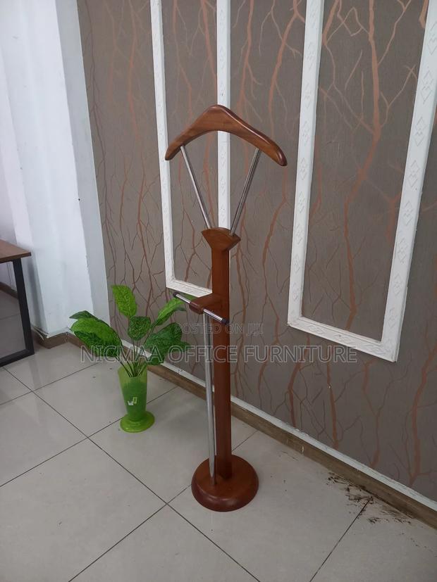 Executive Mahogany Office Coat Hanger - thumbnail 5