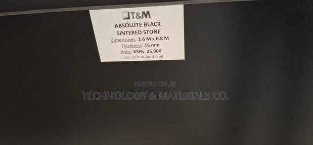 Black Sintered Kitchen Top 2600x800mm - thumbnail 3