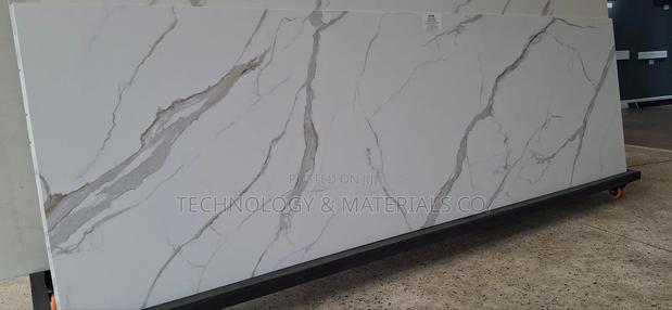 White-Brown Sintered Kitchen Top 2600x1200x15mm
