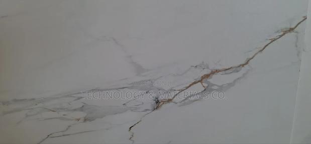 White Grey-Gold Kitchen Top