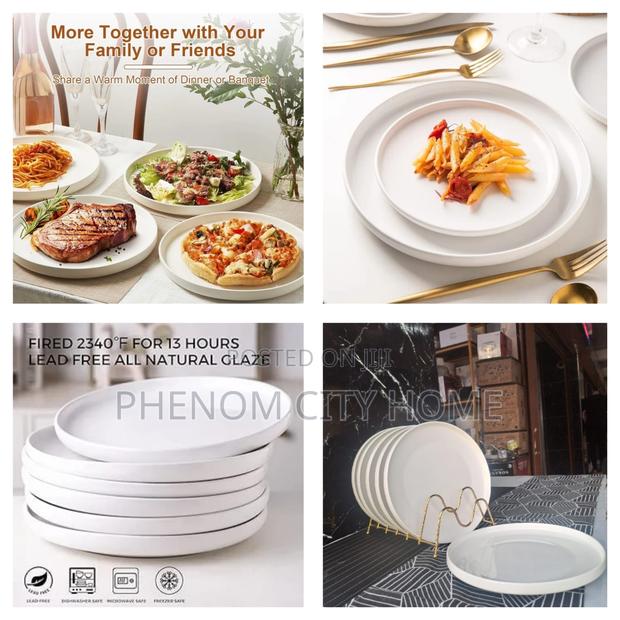 New White Stylish Plates