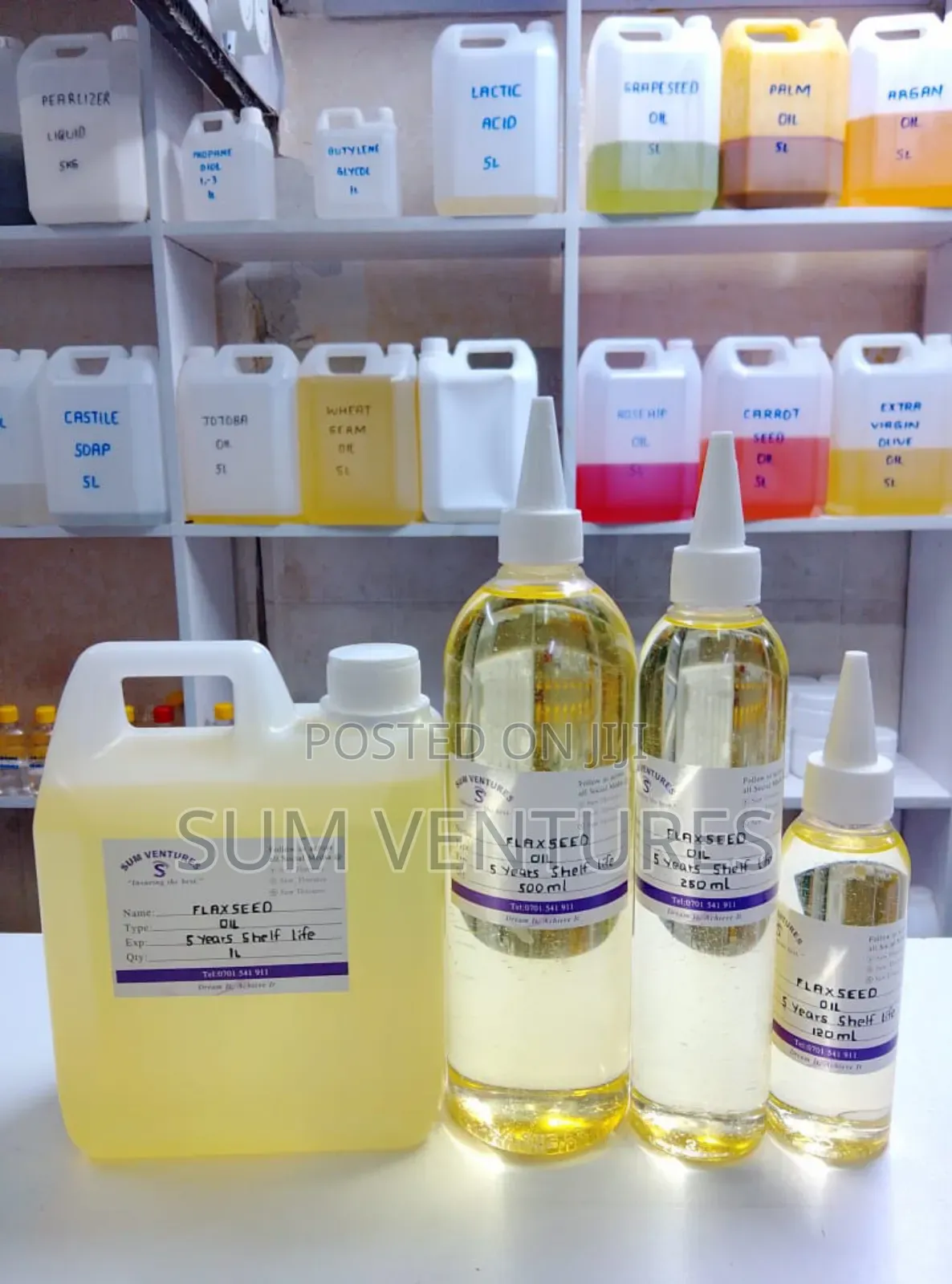 Flaxseed Oil – (100% Pure) Natural Organic Cold Pressed Carrier Oil