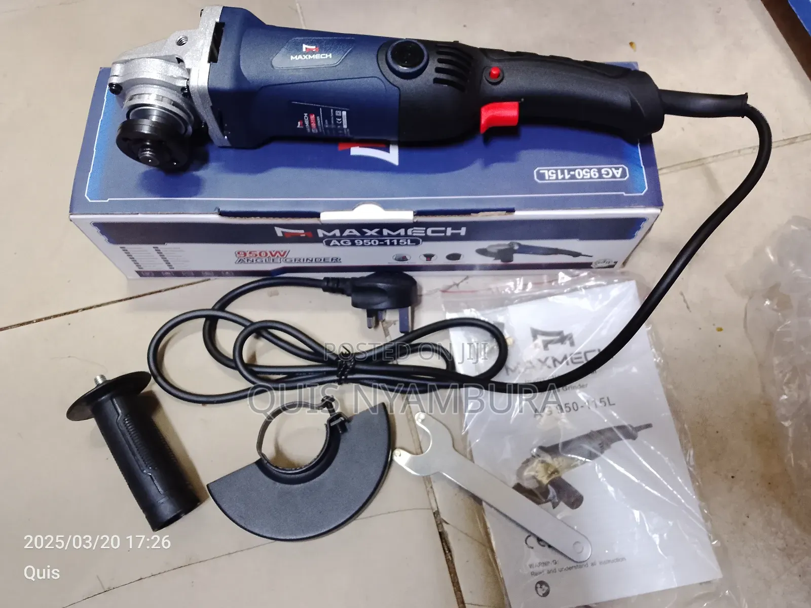 Maxmech Grinder/New Electric Angle Grinder 4inches